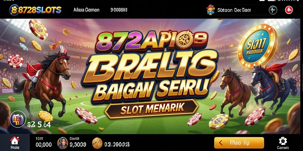 Tangkapan layar utama 8728SLOTS menampilkan aksi balapan yang cepat dan mendebarkan.