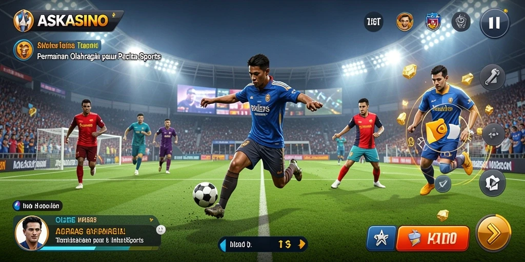 Tangkapan layar utama ASKASINO menampilkan aksi gameplay yang mendebarkan.
