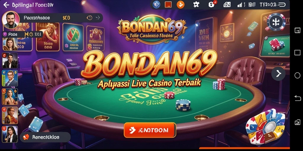Tampilan menarik Live Casino di BONDAN69 dengan dealer profesional.