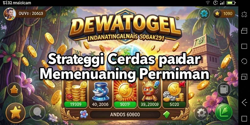 Tampilan gameplay DEWATOGEL yang penuh strategi dan tantangan.