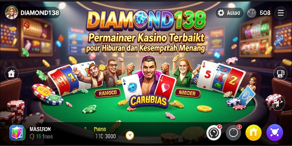 Screenshot utama DIAMOND138 menampilkan gameplay seru dan menarik.