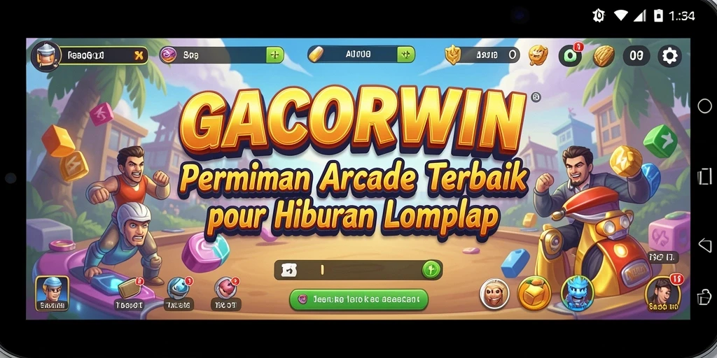 Tangkapan layar GACORWIN menampilkan gameplay Arcade yang seru dan penuh aksi.