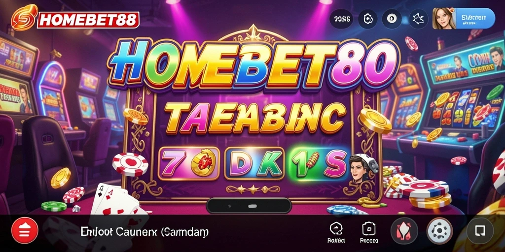 Tampilan permainan Kasino yang menarik di HOMEBET88.