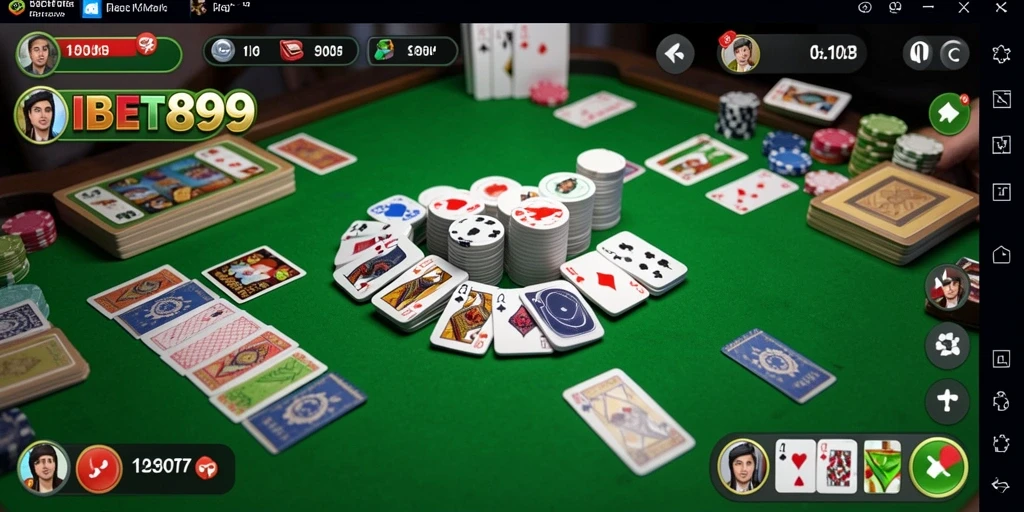 Tampilan menarik gameplay Gaple di IBET899 dengan fitur interaktif.