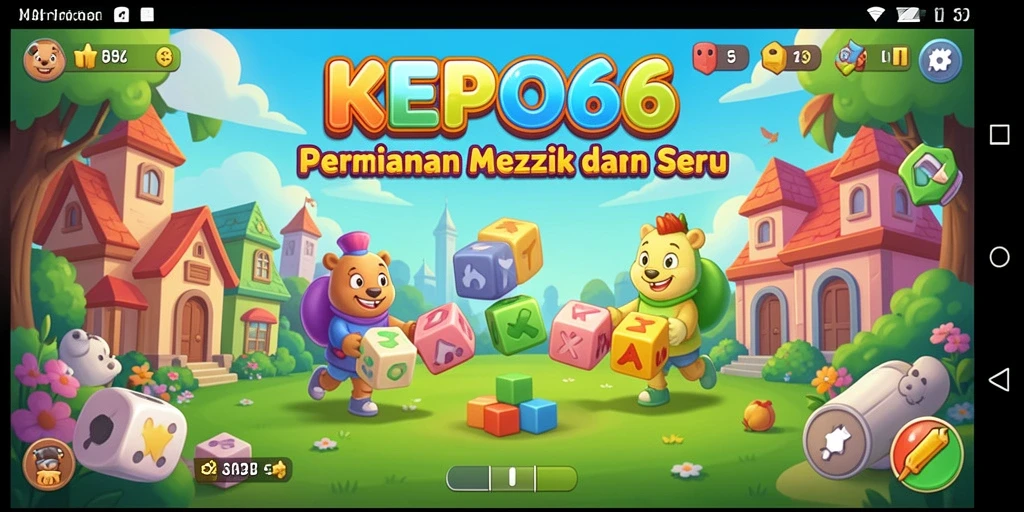 Screenshot utama KEPO66 menampilkan gameplay Puzzle yang seru dan menantang.