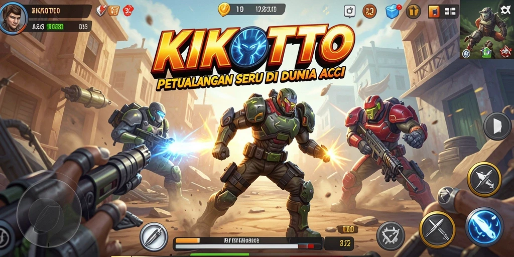 Gameplay seru KIKOTOTO dengan aksi menegangkan.