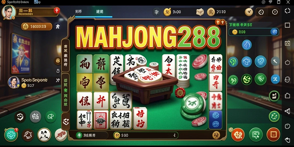 Tampilan utama MAHJONG288 yang menarik dengan berbagai pilihan taruhan.