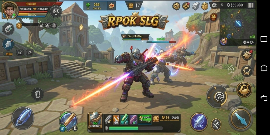 Tampilan gameplay RPOK yang mendebarkan dan strategis.