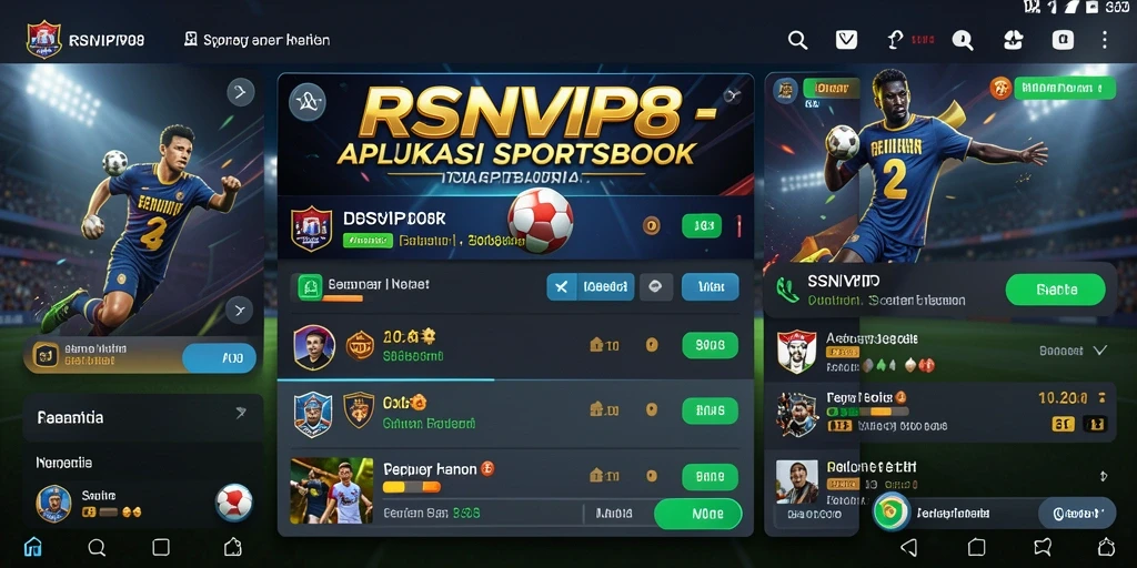 Tampilan gameplay RSNVIP8 dengan taruhan olahraga yang menarik.