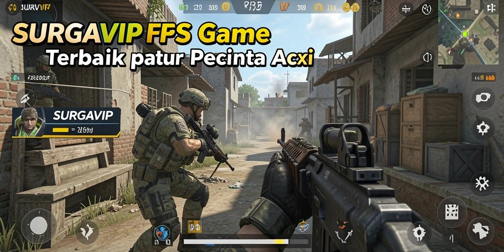 Gameplay intens dan mendebarkan dari SURGAVIP dalam aksi.
