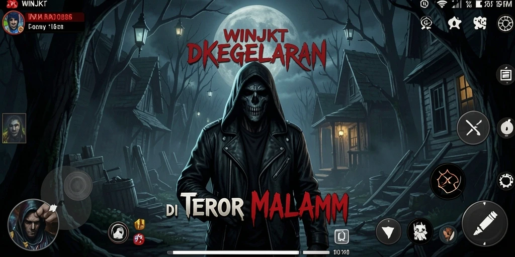 Tangkapan layar menampilkan gameplay menakutkan di dunia <strong>WINJKT</strong>