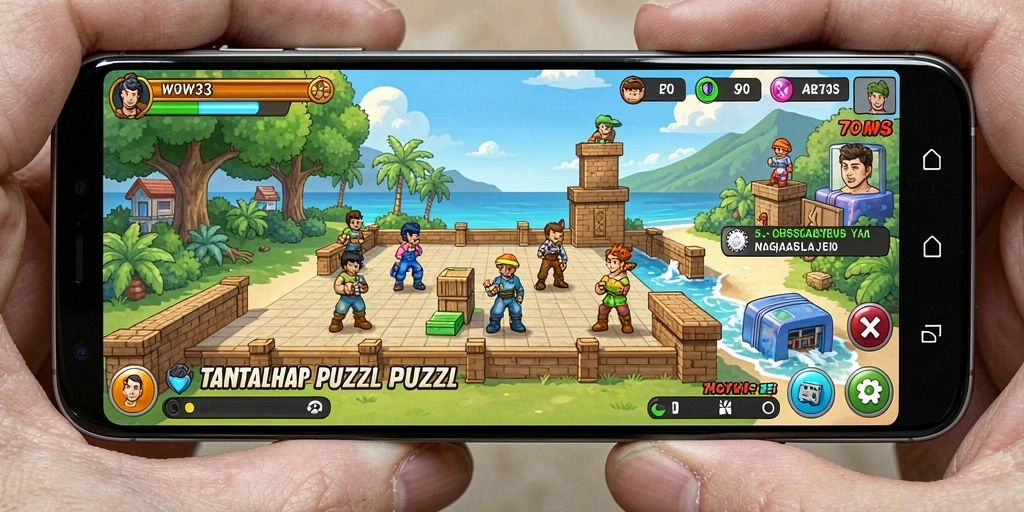 Gameplay menantang dengan berbagai teka-teki menarik di WOW33.